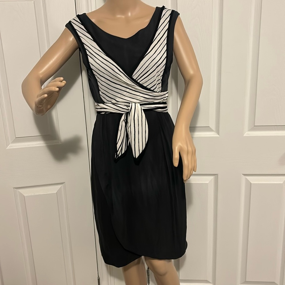 COKLUCH DRESS SIZE XS MONTREAL BOUTIQUE TIE FRONT WRAP
